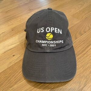 US Open Championships 2021 Gray Cap J. p. Morgan 47’ Brand Adjustable